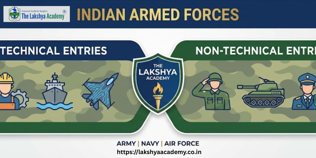 Technical & Non-Technical Entries in Indian Armed Forces | The Lakshya Academy