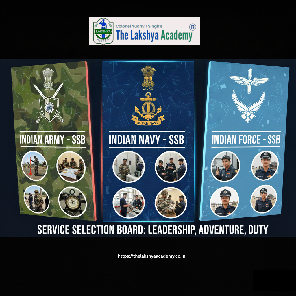 SSB for Different Forces: Army, Navy, and Air Force Differences The Lakshya Academy