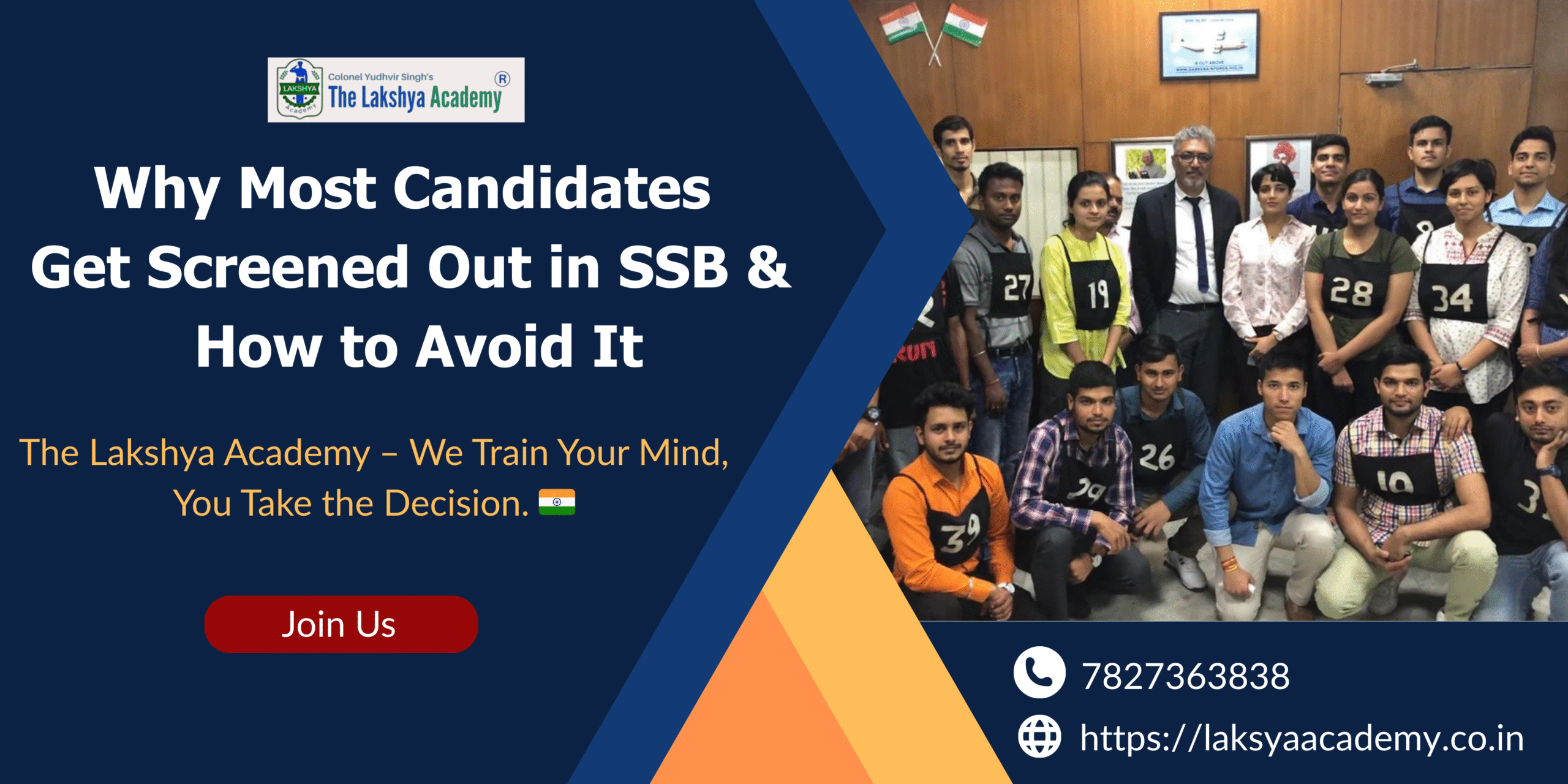 Why Most Candidates Get Screened Out in SSB & How to Avoid It – The Lakshya Academy