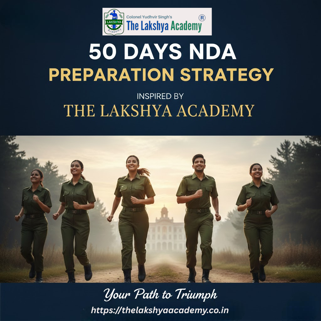 50 Days NDA Preparation Strategy – Inspired by The Lakshya Academy