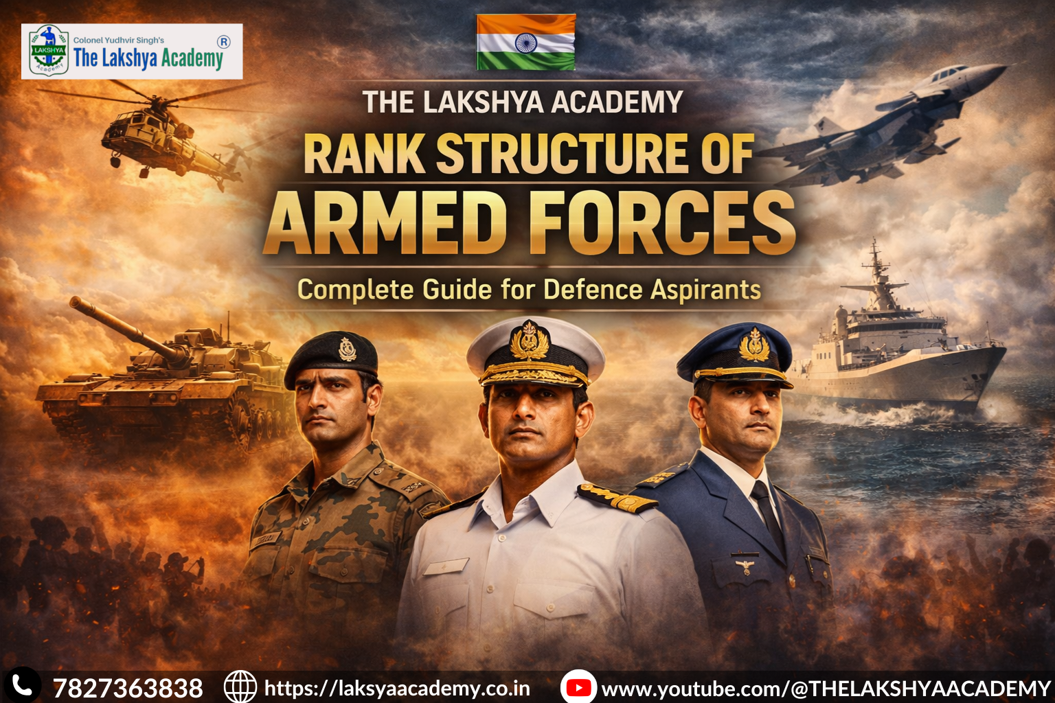 Rank Structure of Armed Forces: Complete Guide for Defence Aspirants