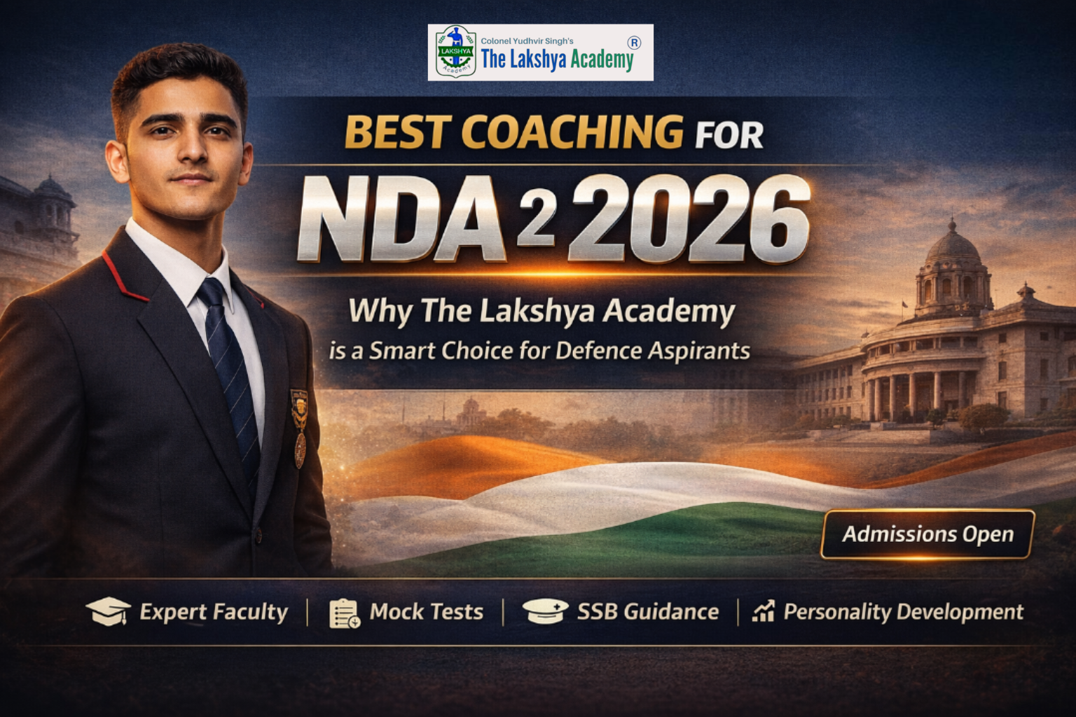 Best Coaching for NDA 2 2026 – Why The Lakshya Academy is a Smart Choice for Defence Aspirants