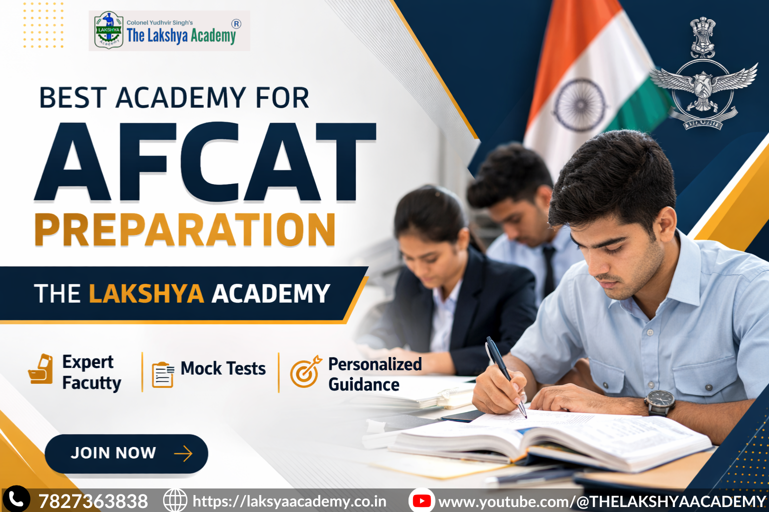 Best Academy for AFCAT Preparation – The Lakshya Academy
