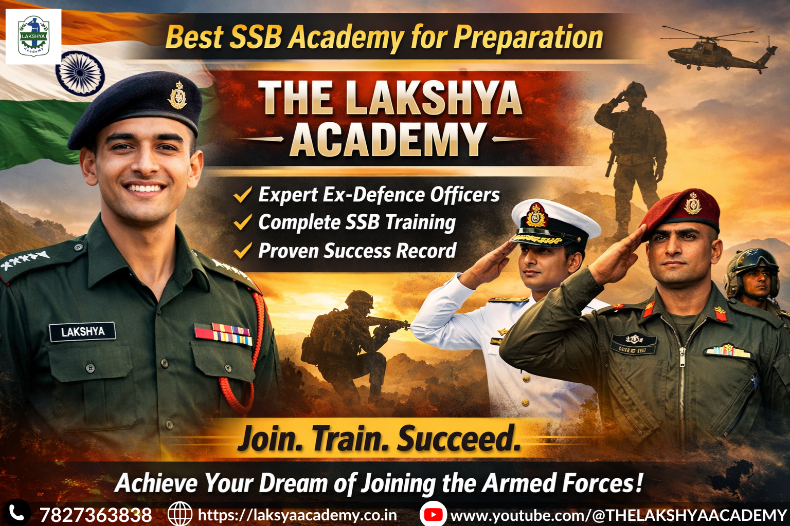Best SSB Academy for Preparation – The Lakshya Academy