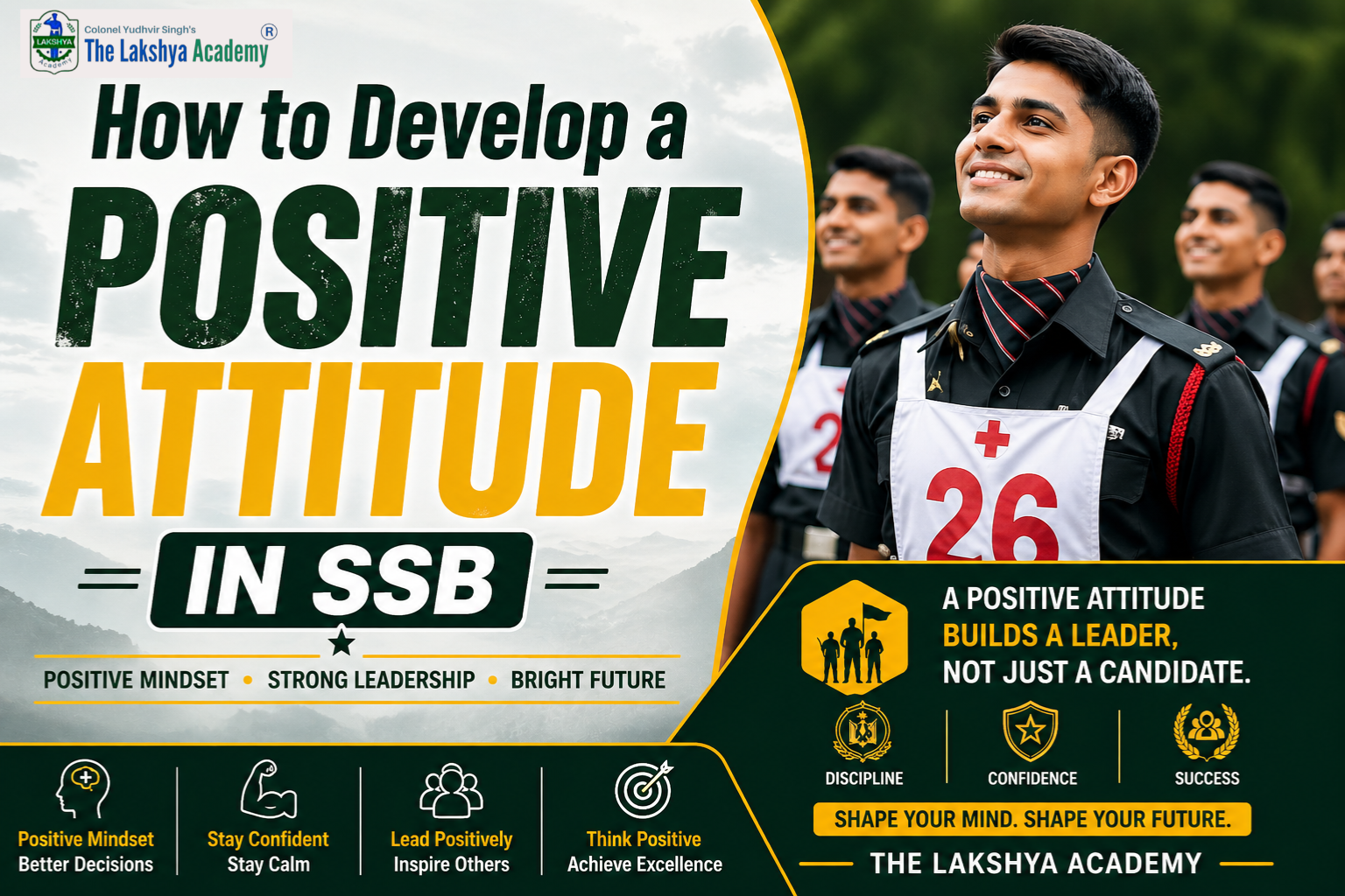 How to Develop a Positive Attitude in SSB | The Lakshya Academy