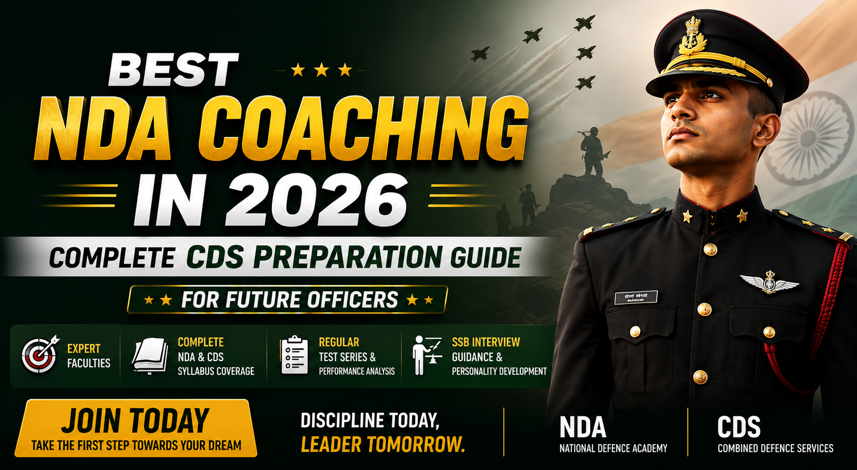 Best NDA Coaching in 2026: Complete NDA Preparation Guide for Future Officers | The Lakshay Academy