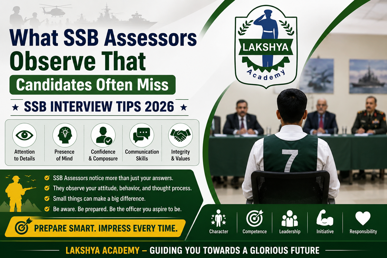 What SSB Assessors Observe That Candidates Often Miss | SSB Interview Tips 2026