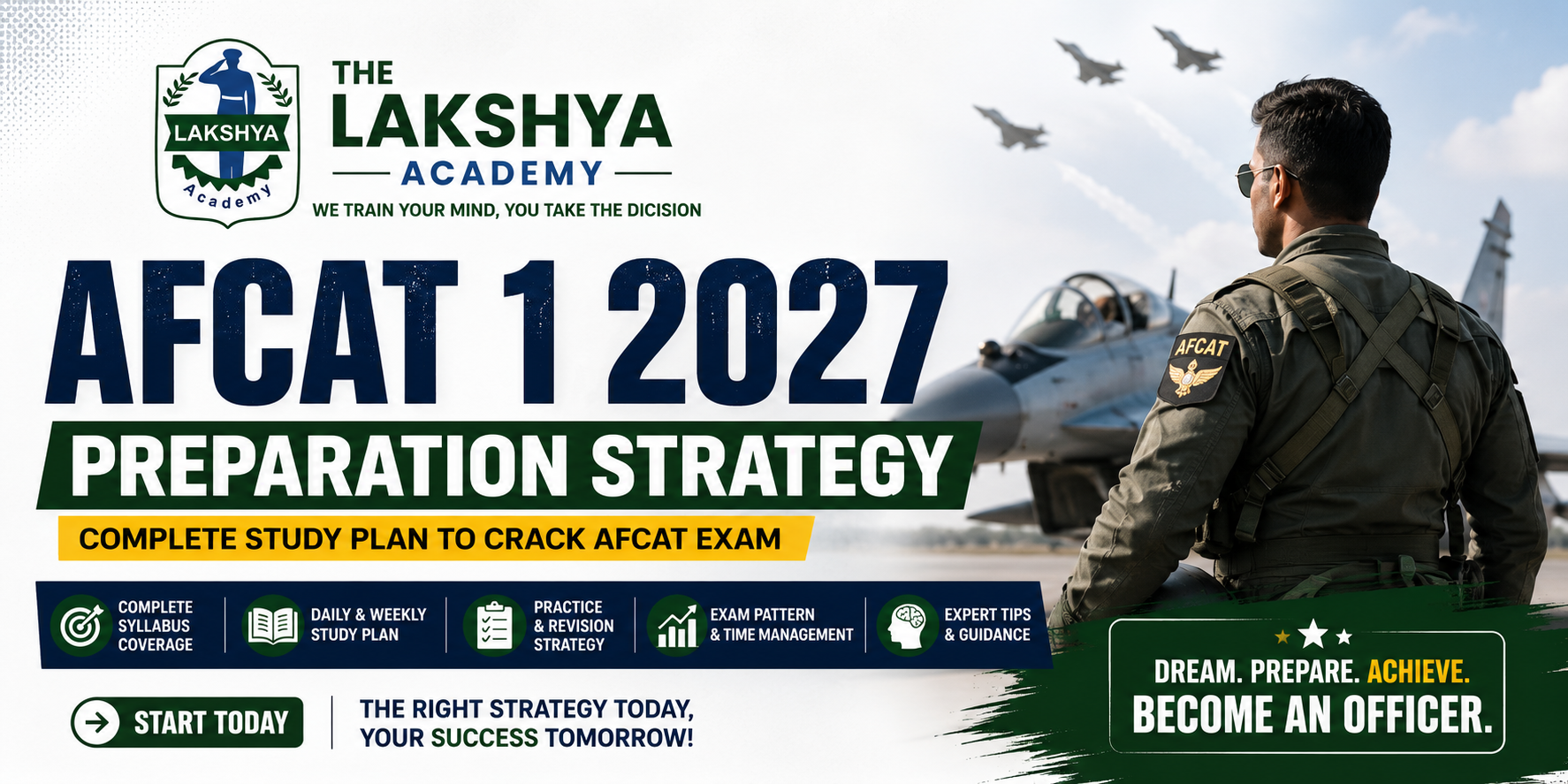 AFCAT 1 2027 Preparation Strategy | Complete Study Plan | The Lakshya Academy