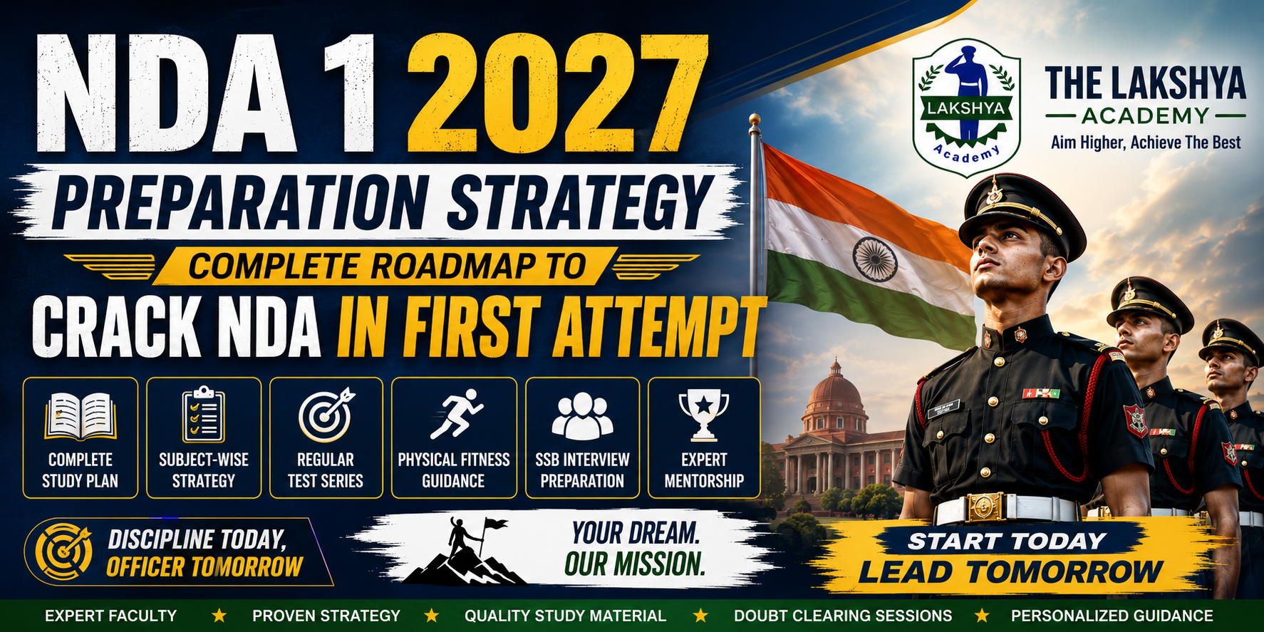 NDA 1 2027 Preparation Strategy | The Lakshya Academy