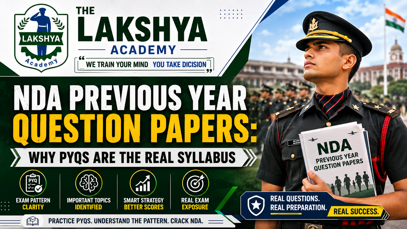 NDA Previous Year Question Papers: Why PYQs Are the Real Syllabus | The Lakshya Academy