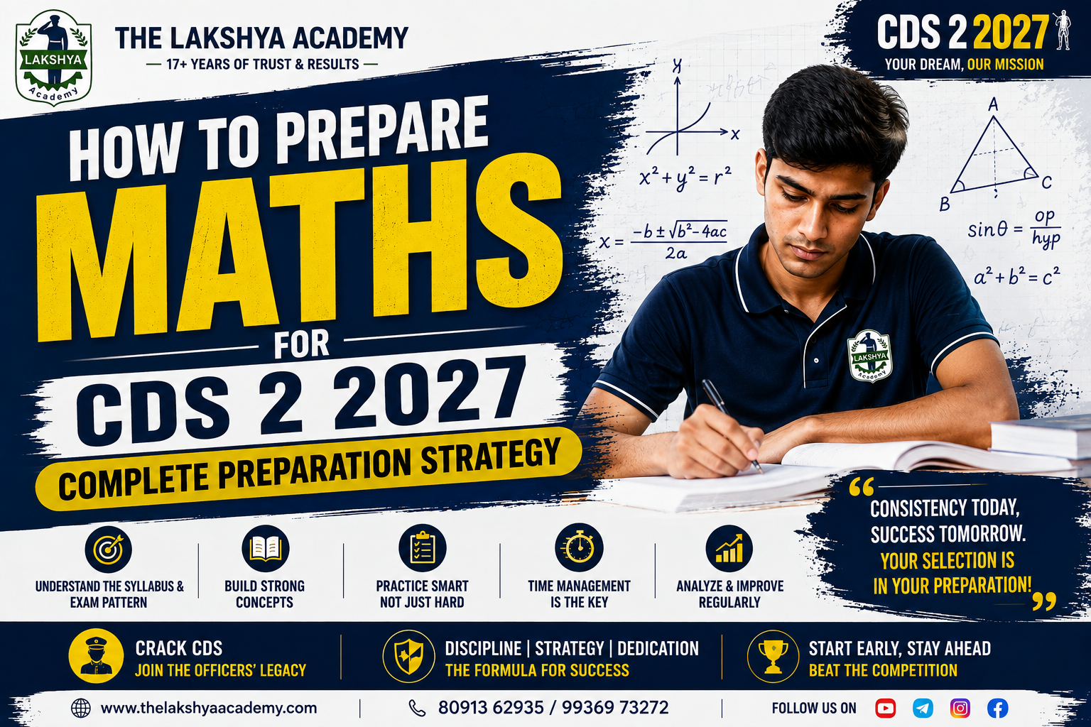 How to Prepare Maths for CDS 2 2027: Complete Preparation Strategy