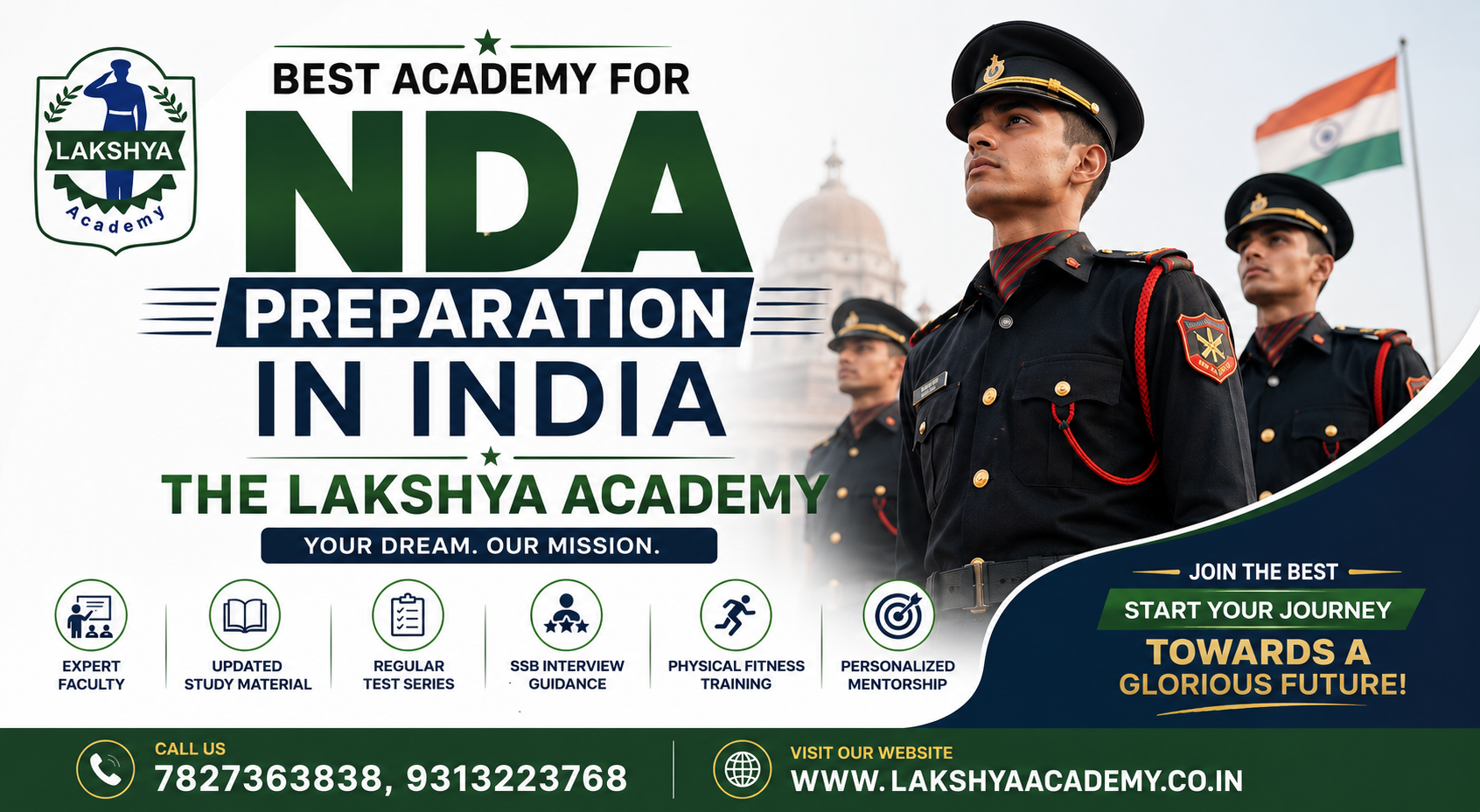 Best Academy for NDA Preparation in India | The Lakshya Academy
