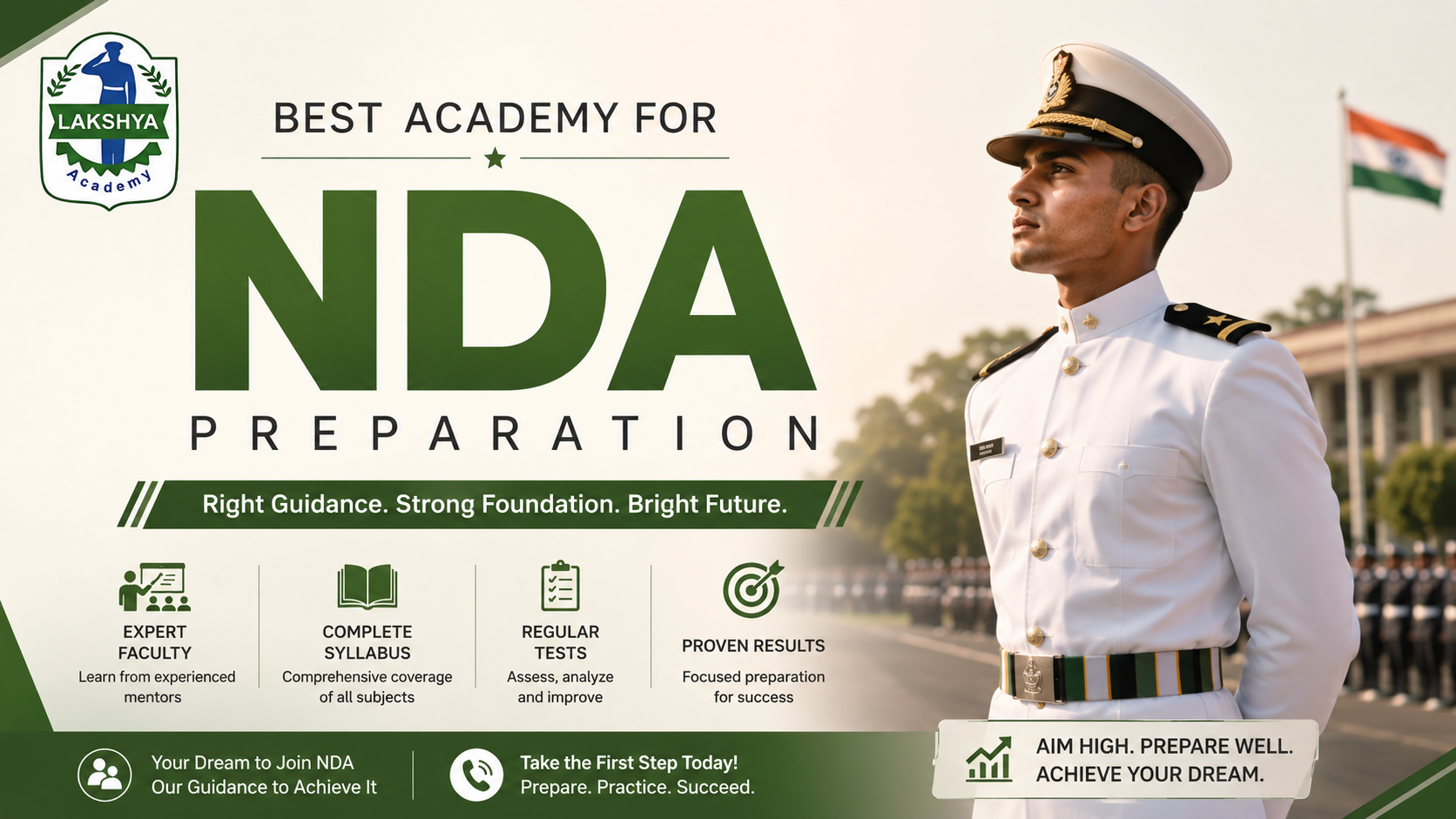 Best Academy for NDA Preparation | The Lakshya Academy