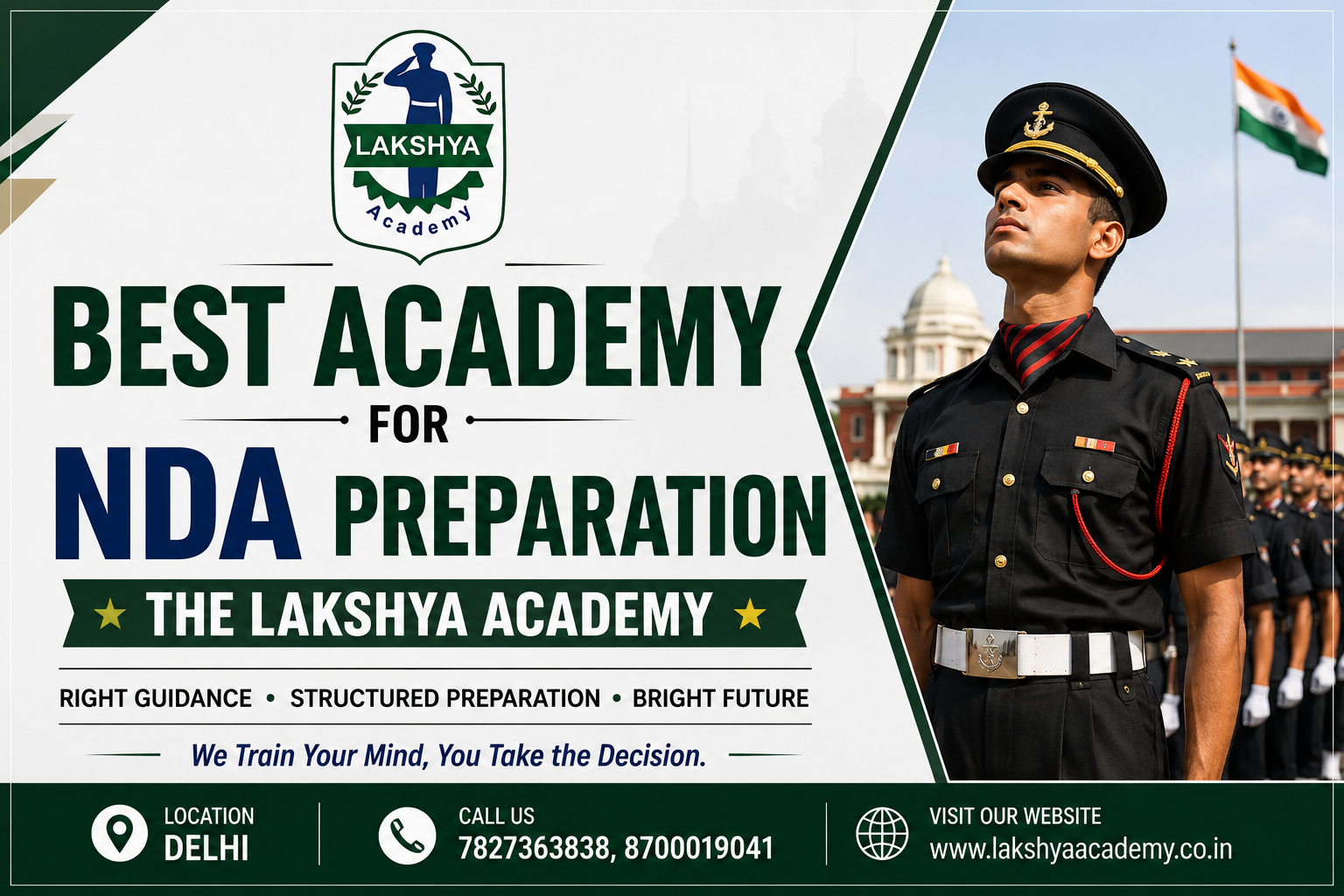 Best Academy for NDA Preparation – The Lakshya Academy