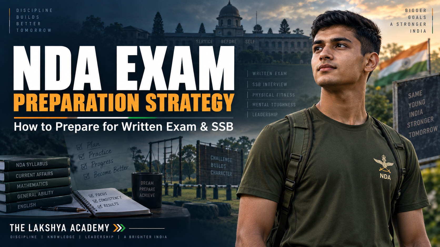 NDA Exam Preparation Strategy: How to Prepare for Written Exam and SSB | The Lakshya Academy