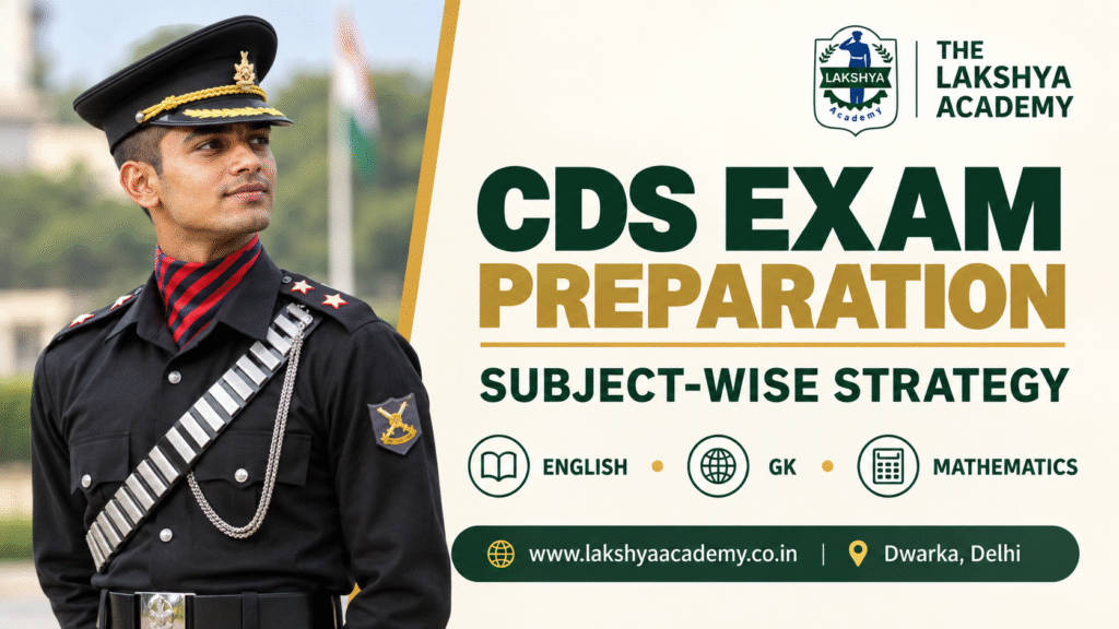 CDS exam preparation subject-wise strategy