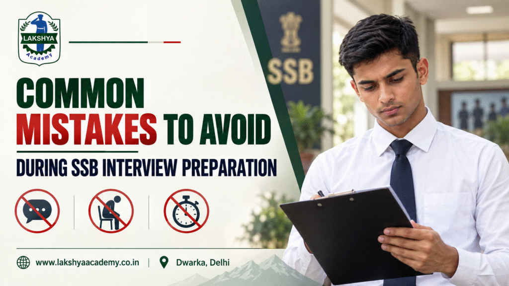 Common Mistakes During SSB Interview Preparation