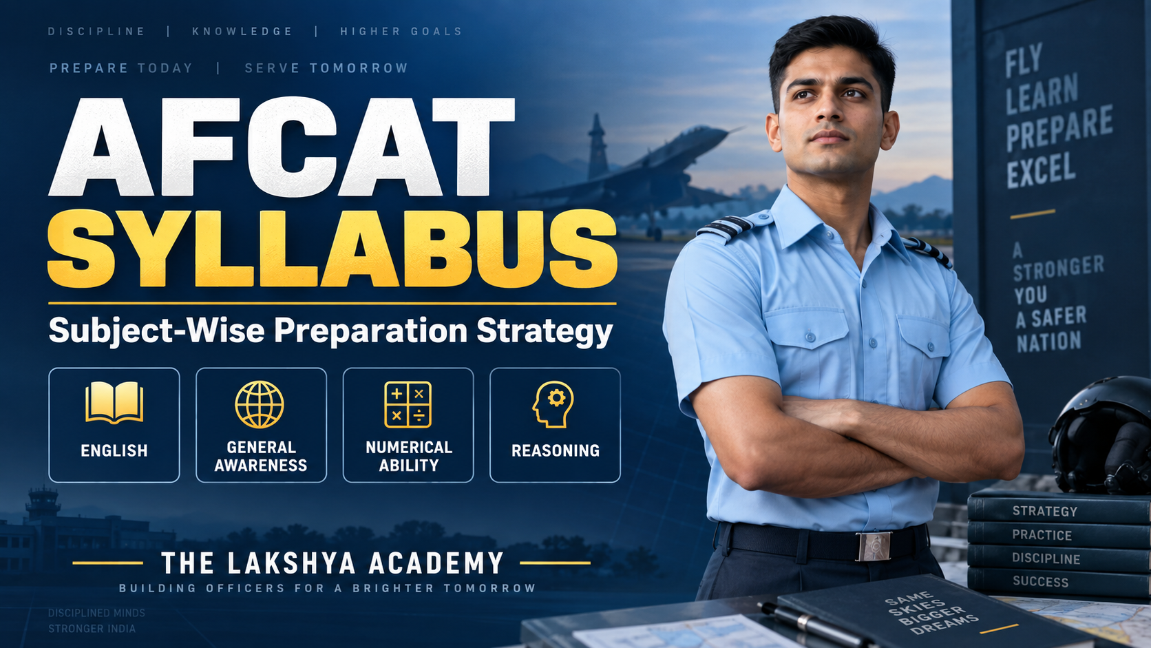 AFCAT Syllabus and Subject-Wise Preparation Strategy for Aspirants | The Lakshya Academy