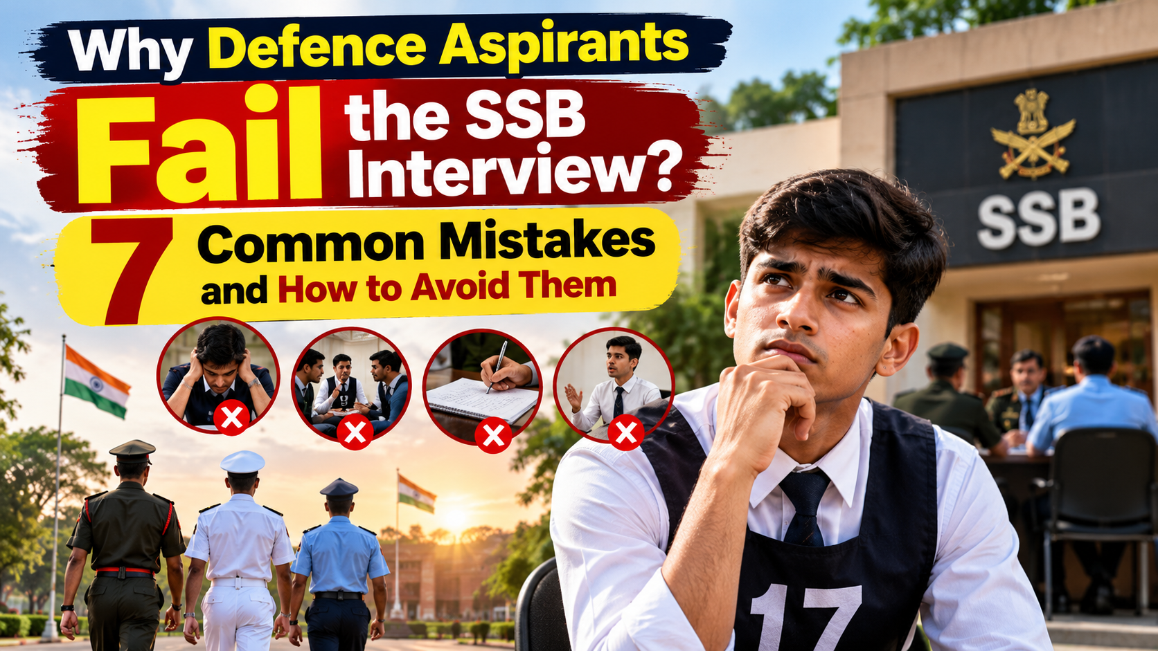 Why Defence Aspirants Fail the SSB Interview