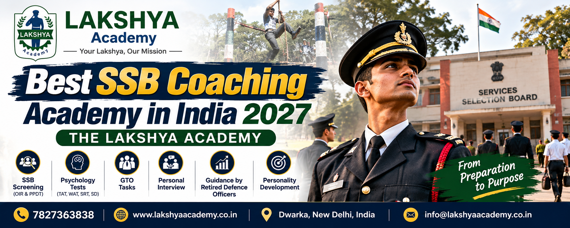 Best SSB Coaching Academy in India 2027 | The Lakshya Academy