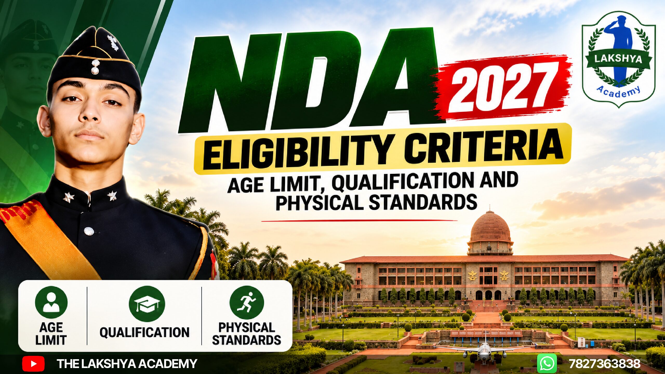 NDA 2027 Eligibility Criteria: Age Limit, Qualification and Physical Standards
